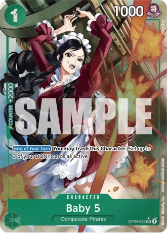 Baby 5 (OP04-032) (Full Art) — One Piece The Best (PRB01)