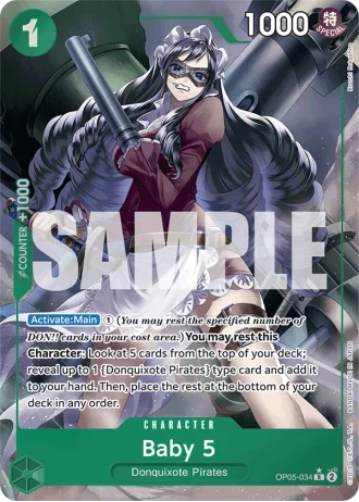 Baby 5 (OP05-034) (Full Art) — One Piece The Best (PRB01)