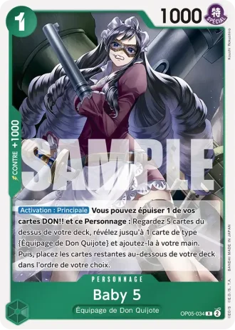 Baby 5 (OP05-034) (Full Art) — ONE PIECE CARD THE BEST (PRB01)