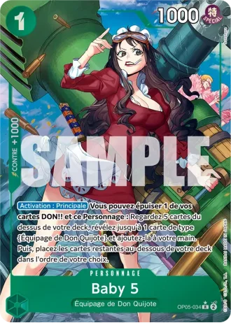 Baby 5 (OP05-034) (Reprint) — ONE PIECE CARD THE BEST (PRB01)