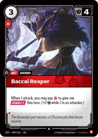 Baccai Reaper #009/166 — Vendetta