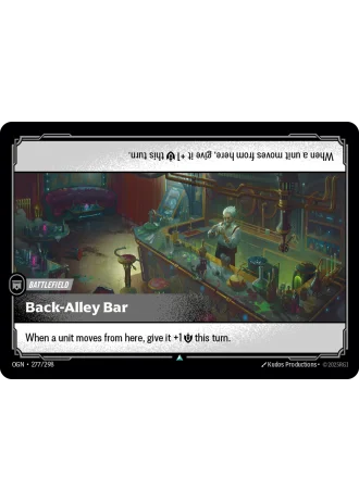 Back-Alley Bar #277/298 — Origins
