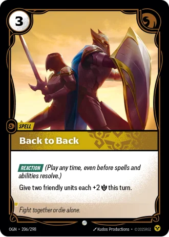 Back to Back #206/298 — Origins