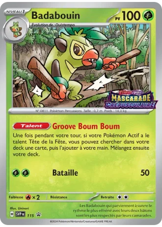 Badabouin #115 — Écarlate & Violet Promos