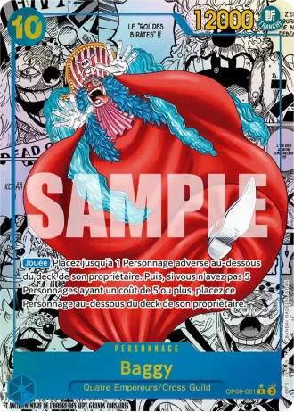 Baggy (OP09-051) (Manga Rare) — Les Nouveaux Empereurs (OP09)