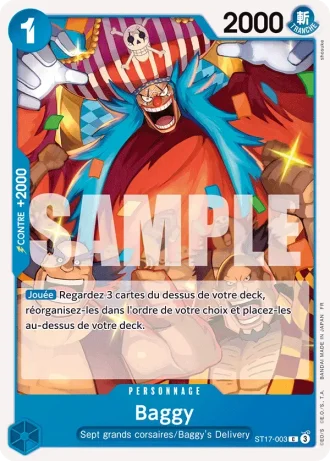 Baggy (ST17-003) (Pirate Foil) — ONE PIECE CARD THE BEST vol.2 (PRB02)