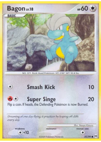 Bagon #52/99 — Arceus