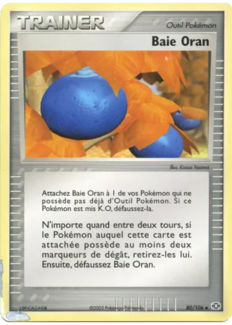 Baie Oran #80/106 — EX Émeraude