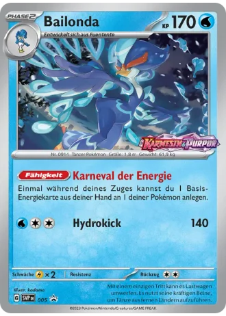 Bailonda #005 — Karmesin & Purpur Promos