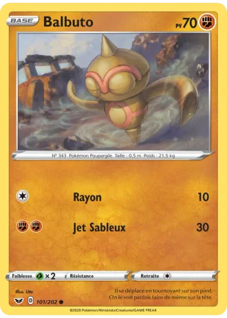 Balbuto #101/202 — Épée et Bouclier