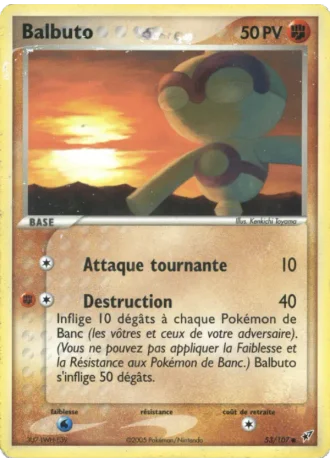 Balbuto #53/107 — EX Deoxys