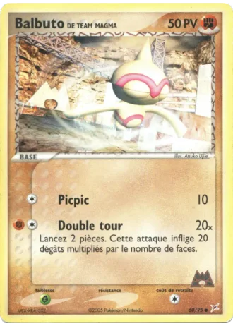 Balbuto de Team Magma #60 — EX Team Magma vs Team Aqua