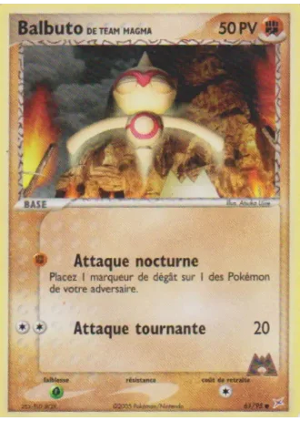 Balbuto de Team Magma #61 — EX Team Magma vs Team Aqua