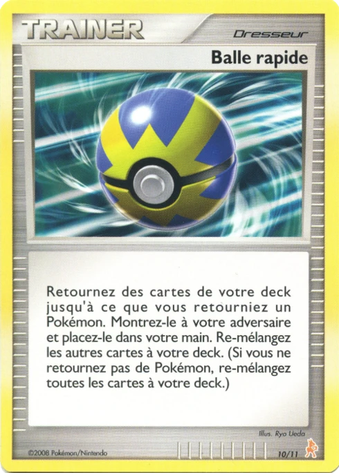 Balle rapide #10 — DP Kit dresseur (Lucario)