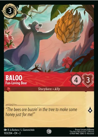 Baloo - Fun-Loving Bear #103/204 — Rise of the Floodborn