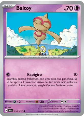 Baltoy #094 — Ossidiana Infuocata