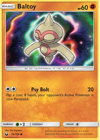 Baltoy #78 — Celestial Storm