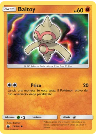 Baltoy #78/168 — Tempesta Astrale