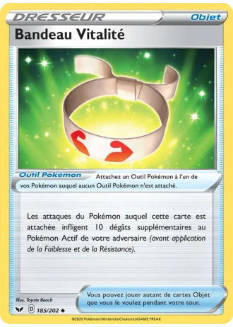 Bandeau Vitalité #185/202 — Épée et Bouclier
