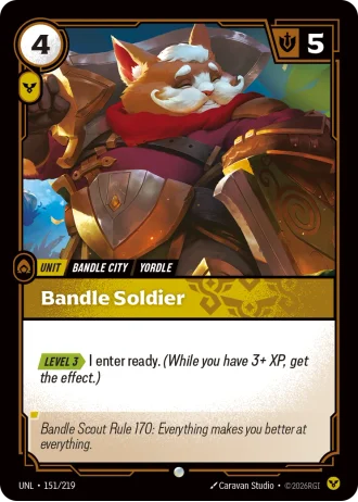 Bandle Soldier #151/219 — Unleashed