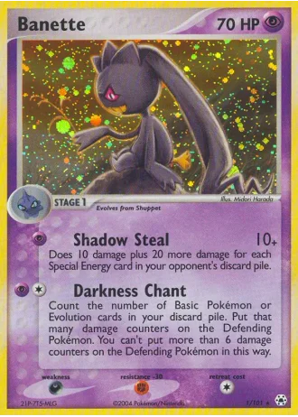 Banette #1/101 — EX Leggende Nascoste