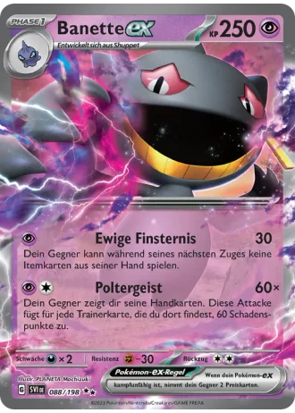 Banette ex #088 — Karmesin & Purpur