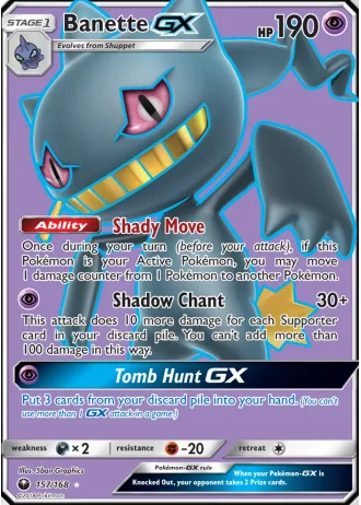 Banette GX #157 — Celestial Storm