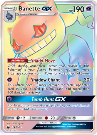 Banette GX #174 — Celestial Storm