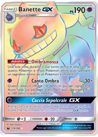 Banette GX #174/168 — Tempesta Astrale