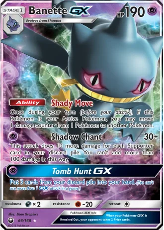 Banette GX #66 — Celestial Storm