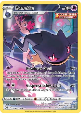 Banette TG07 — Trainergalerie (Verlorener Ursprung)