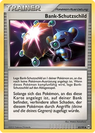 Bank-Schutzschild #83/99 — Arceus