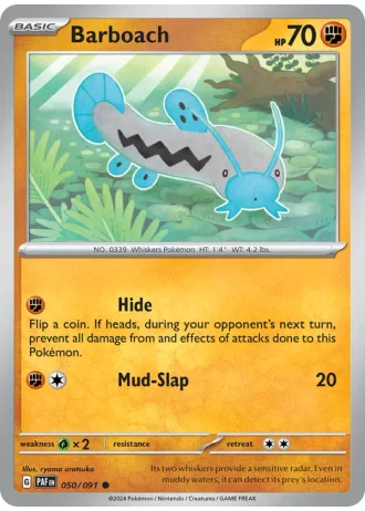 Barboach #050 — Paldean Fates