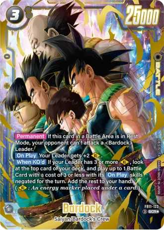Bardock (Alternative Art) FB11-123 — Brightness of Hope (FB11)
