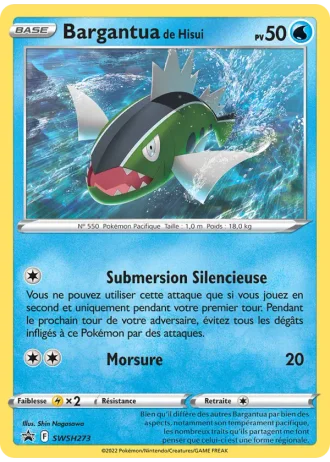Bargantua de Hisui SWSH273 — Épée & Bouclier Promos