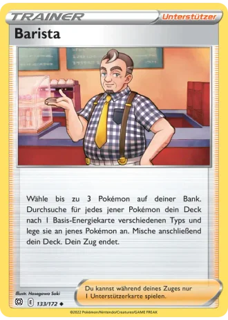 Barista #133/172 — Strahlende Sterne