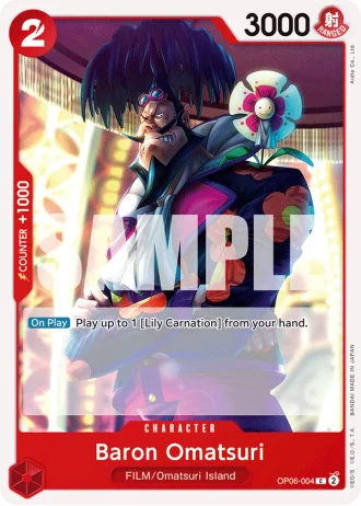 Baron Omatsuri (OP06-004) — Wings of the Captain (OP06)