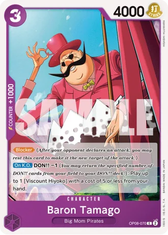 Baron Tamago (OP08-070) — Two Legends (OP08)