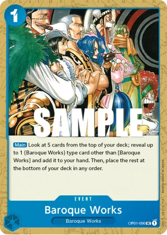 Baroque Works (OP01-090) — Romance Dawn (OP01)