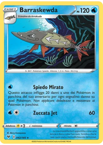 Barraskewda #42/185 — Voltaggio Sfolgorante