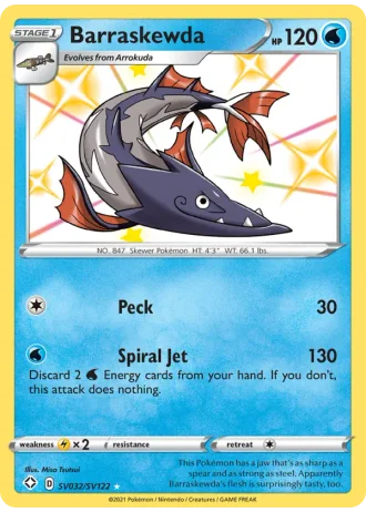 Barraskewda SV032/122 — Shiny Vault (Shining Fates)