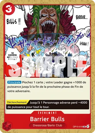 Barrier Bulls (OP15-019) — Aventure sur l'Île de Dieu (OP15-EB04)