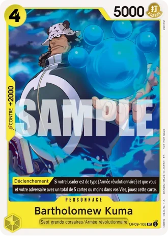 Bartholomew Kuma (OP09-108) (Alternative Art) — PROMO