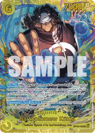Bartholomew Kuma (OP12-119) — Legacy of the Master (OP12)