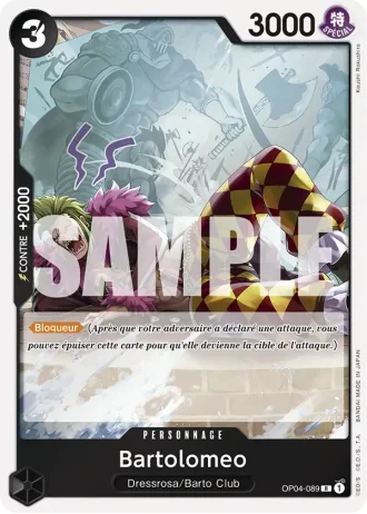 Bartolomeo (OP04-089) (Full Art) — ONE PIECE CARD THE BEST (PRB01)