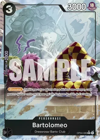 Bartolomeo (OP04-089) (Jolly Roger Foil) — ONE PIECE CARD THE BEST (PRB01)