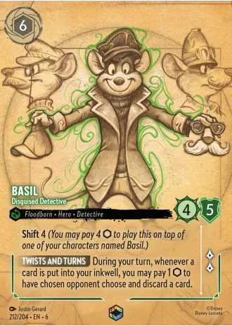 Basil - Disguised Detective #212/204 — Azurite Sea