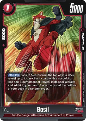 Basil  FB02-020 — Blazing Aura (FB02)