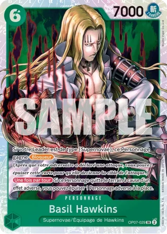 Basil Hawkins (OP07-029) (Reprint) — ONE PIECE CARD THE BEST vol.2 (PRB02)