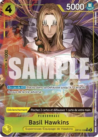 Basil Hawkins (OP10-109) (Alternative Art) — ONE PIECE CARD THE BEST vol.2 (PRB02)